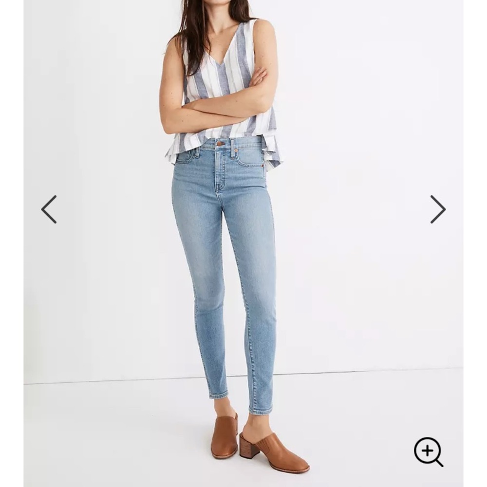 Madewell 10" High-Rise Skinny Jeans